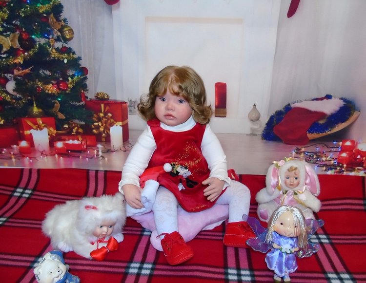 Кукла реборн из молда Ольги Ченской