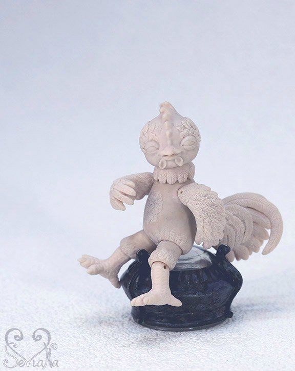 Авторская шарнирная кукла Петя-петушок из полиуретана от SeVlaNa