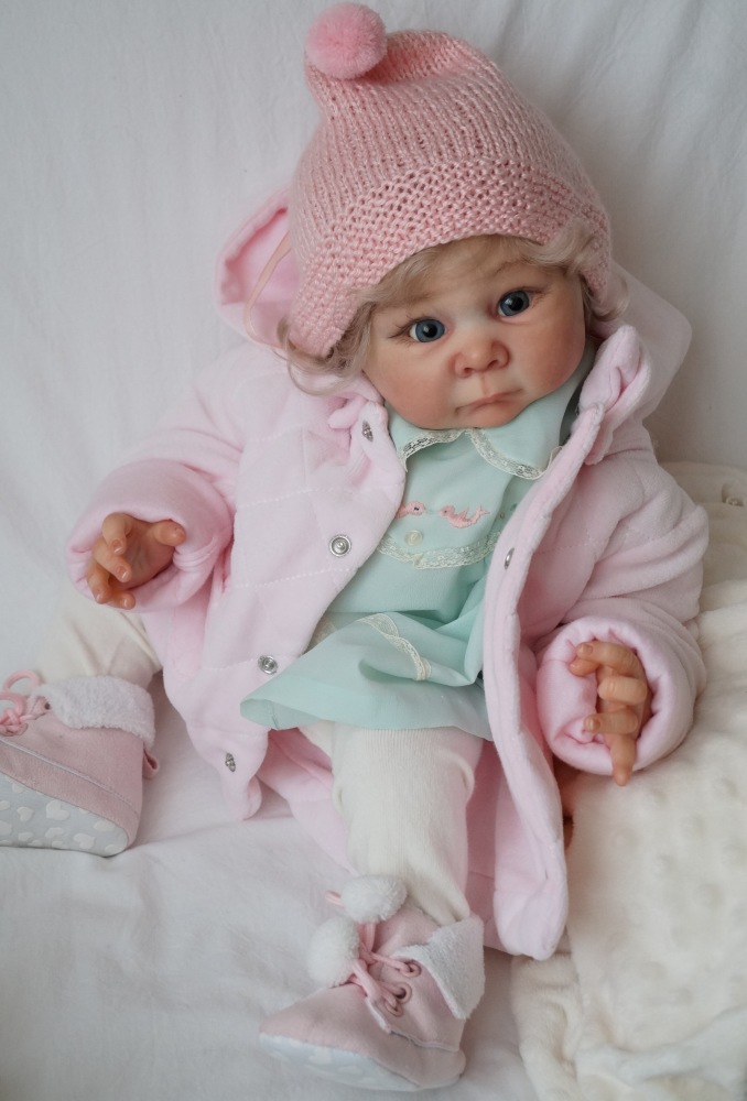 Лизонька. Маленькая шалунья. Кукла реборн Наталии Коноваловой