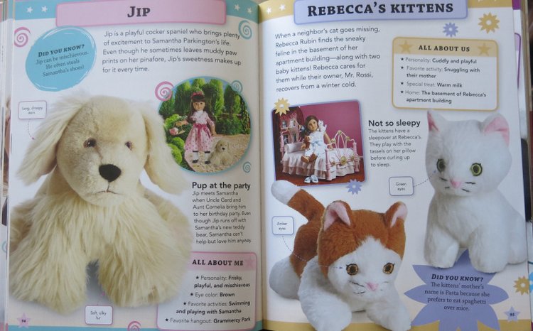 Снова American Girl: mini-девочки. update: Character Encyclopedia, избранные страницы
