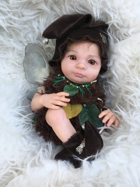 Лесной Эльфёныш,кукла-реборн Элины Кудрявцевой