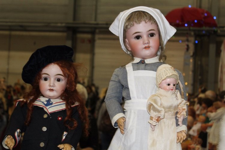 Выставка мишек, кукол и кукольной миниатюры в Голландии 2017 - часть третья