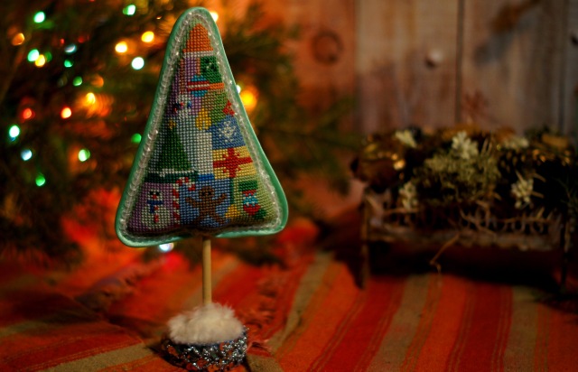 Новый год ручной работы . Вышивка (фото 9)