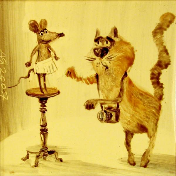 Усатые-полосатые. Коты художника Анатолия Ярышкина