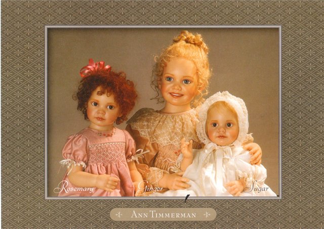 Неотразимая фарфоровая кукла Джинджер от Ann Timmerman (фото 10)