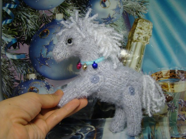 Лошадка. Игрушка вязанная спицами Ольги Чернухо (фото 9)