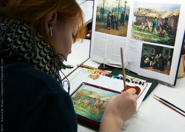 Усмотри тропинку в сказку или Здесь русский дух, здесь Русью пахнет. Федоскинская лаковая миниатюра