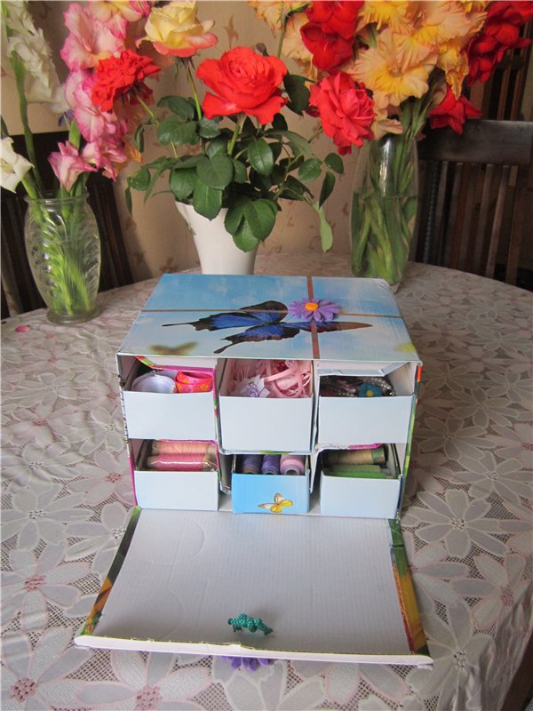 Малобюджетный комодик для кукольных мелочей