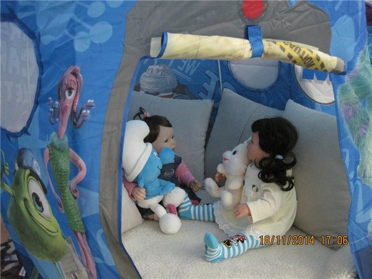 Две сестрёнки. Куклы Lee Middleton Лёля и Катюша