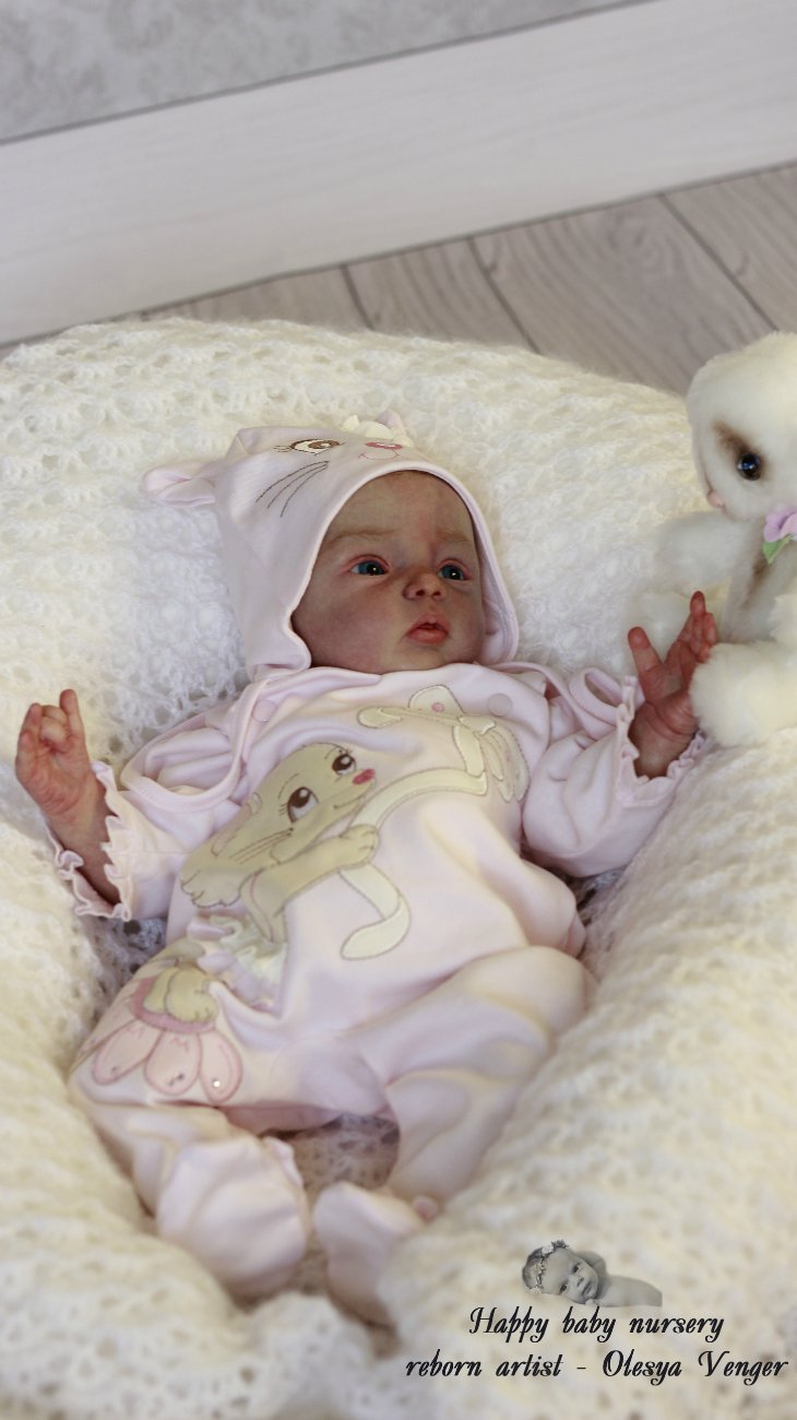 Моя милая златовласка Ева. Кукла реборн Олеси Венгер