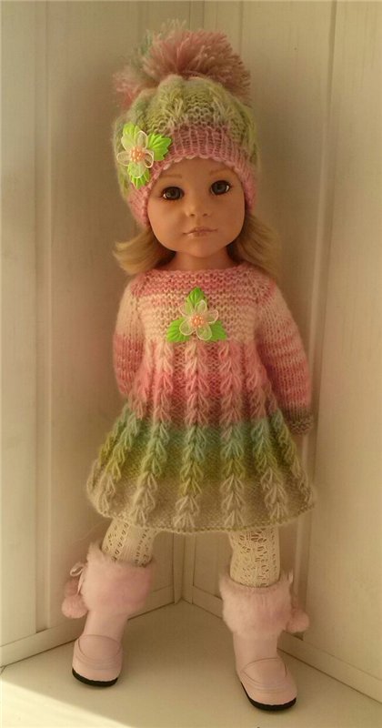 Теплые платьица для девочек Готц (фото 3)