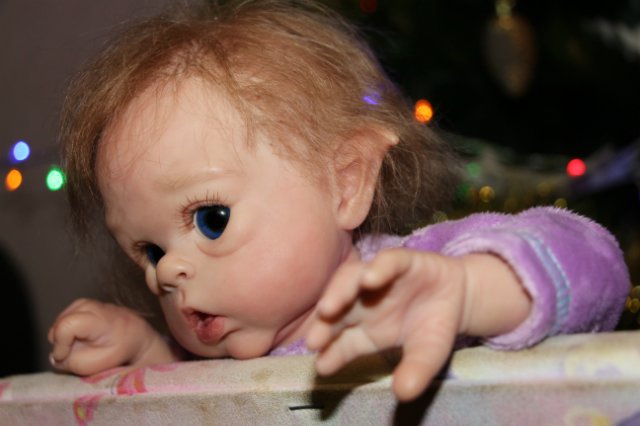 Кукла реборн эльфик Максимка из молда Офелия, от Абахтимовой Алёны (фото 8)