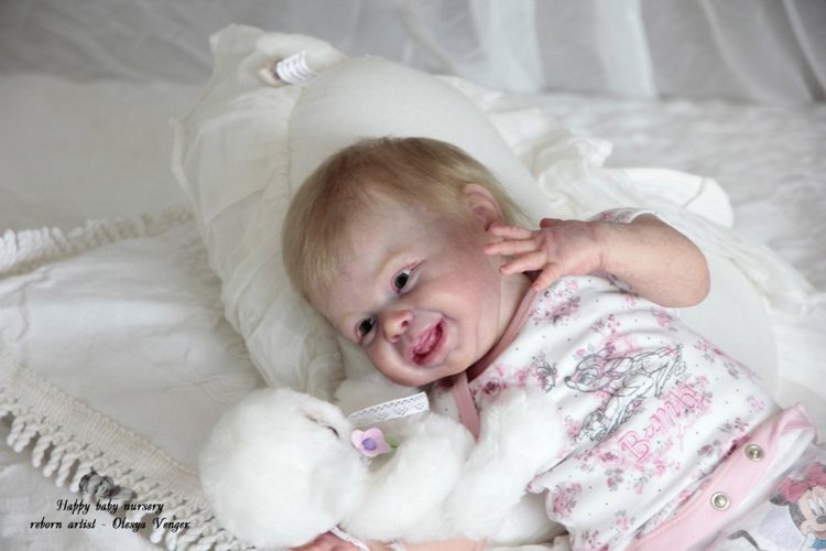Мой солнечный лучик, моя радуга, мое счастье, моя Милена, Миленочка, Милеша. Кукла реборн Олеси Венгер