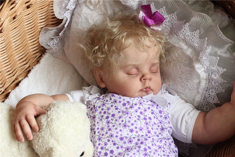 Пончик спит. Кукла реборн Преображенской Светланы (фото 3)