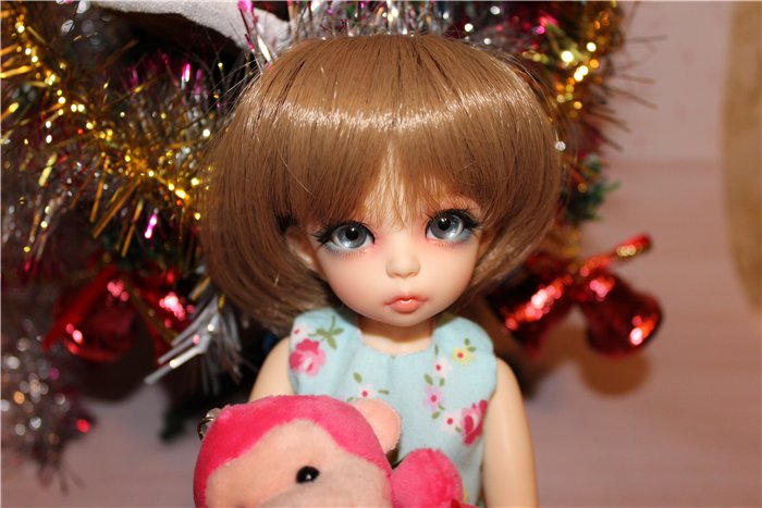 Поздравление с Новым Годом от Маняши. Кукла БЖД Литлфи Анте (фото 7)