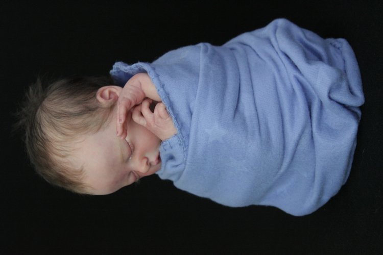 Удивительно реалистичная кукла реборн Елены Киприяновой. Молд Emma by Natalie Scholl