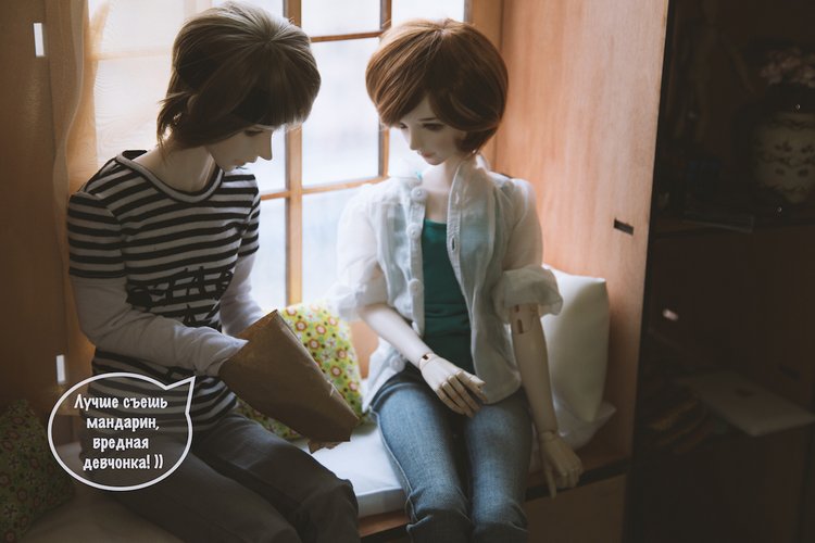 Мандаринки сближают — Фотоистории с куклами BJD (БЖД): сериалы