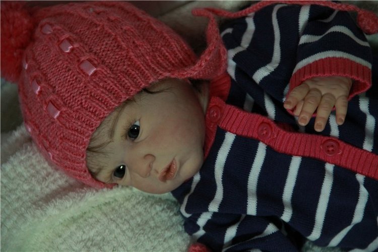 Малышка Карина. Куколка из молда Maike от Gudrun Legler