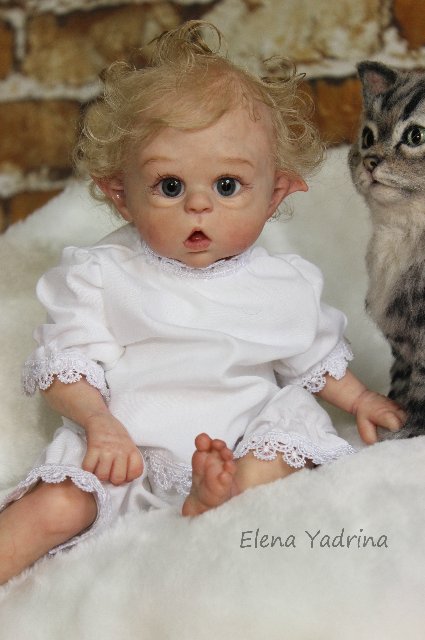 Поваренок по мотивам работы "Прототип мини Офелии". Куклы реборн Елены Ядриной
