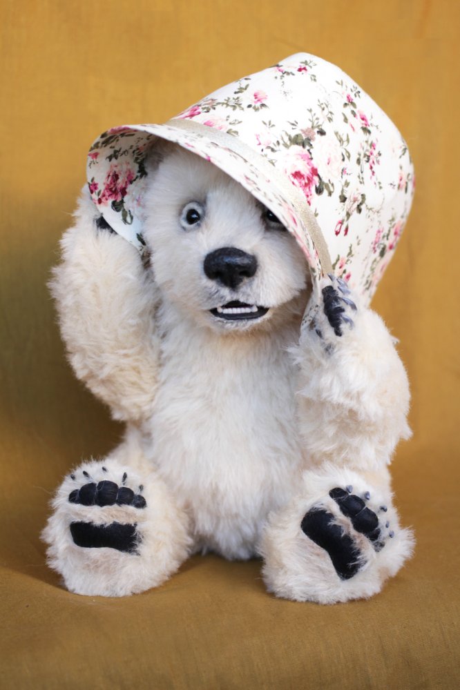Нолан полярный медвежонок. Авторские игрушки ручной работы Татьяны Матляк