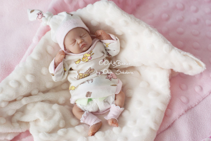 Мия, Макс, Клара, Бэн, Соня. Младенцы ООАК Ольги Соколовой (фото 7)