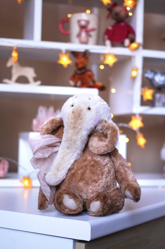 Слон пончик. Авторская игрушка ручной работы Татьяны Матляк (фото 3)