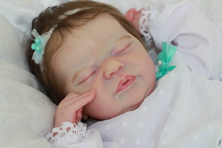 Маленькая бусинка Америкус, кукла реборн Беспаловои Жанны (фото 4)