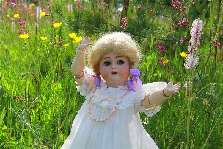 Нежный Июнь — Антикварные куклы Simon & Halbig (S&H): Симон Хальбиг