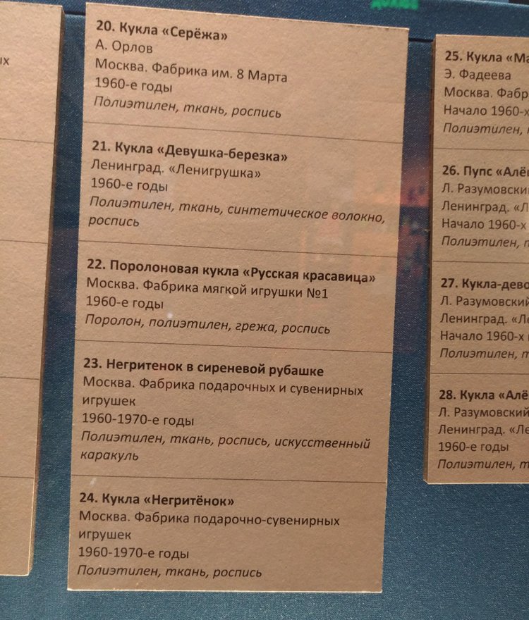 Выставка «Все лучшее – детям. Игрушки 1950–1980 годов из коллекции Сергея Романова». Часть 2