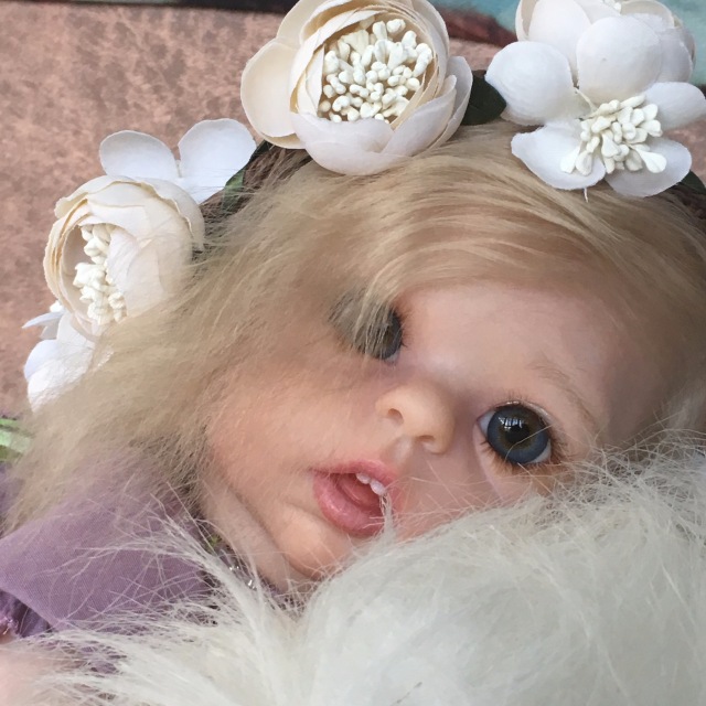 Цветочек-кукла реборн Элины Кудрявцевой