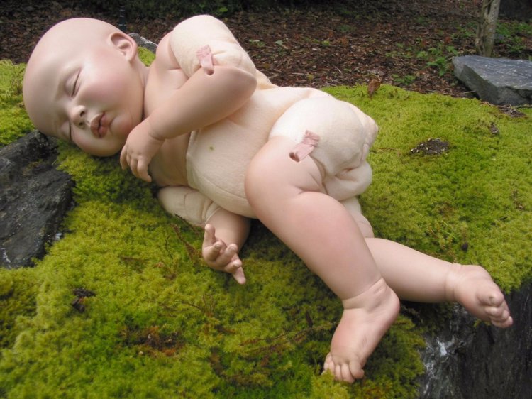 Процесс создания фарфоровых кукол - Джинн Гросс (Jeanne Gross). Часть первая - младенцы