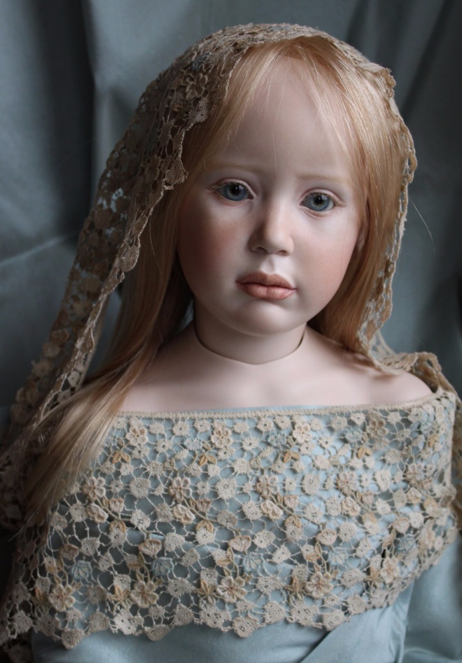 Процесс создания фарфоровых кукол - Джинн Гросс (Jeanne Gross). Часть третья: Стефани (Stephanie). Вишенка на торте