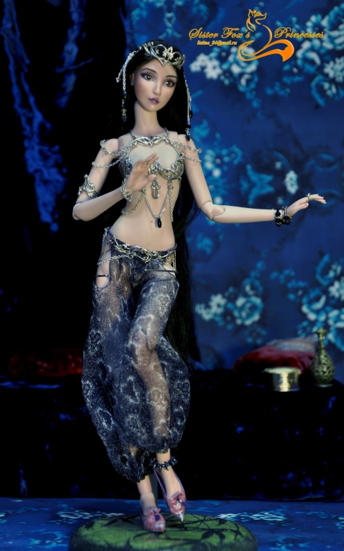 Восточная принцесса — Авторские шарнирные куклы своими руками: лепка