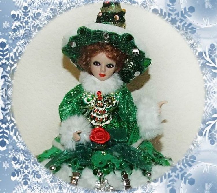 Мои сказочные образы и костюмы фарфоровых куколок (ООАК) к Новому 2018 году