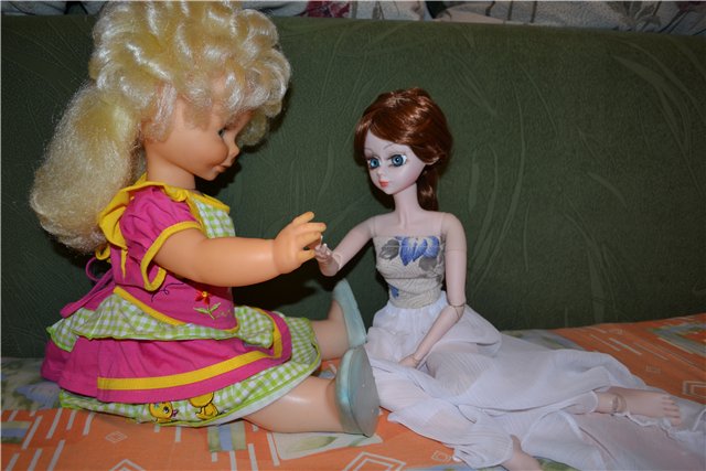 Голубоглазая красавица — Советские винтажные куклы (СССР): Ленигрушка (фото 7)