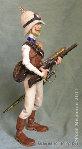 Авторские куклы Ростислава Миронова из серии «Русскiй Стимпанкъ» (фото 3)