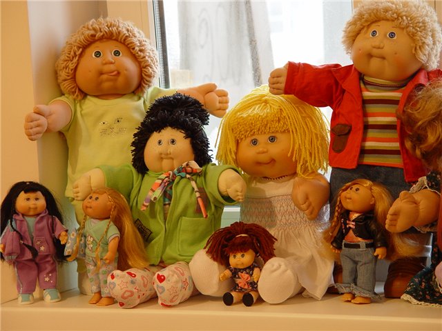 Cabbage Patch Kids, мои первые soft-Sculptures
