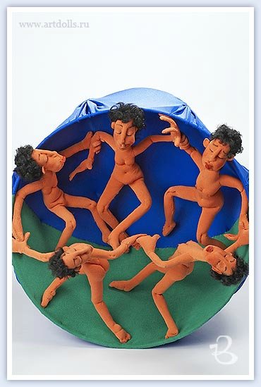 Куклы сошедшие с полотен. Шедевры живописи в авторской кукле