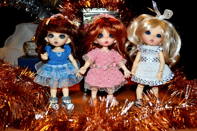Новогодние приготовления наших красавиц BJD