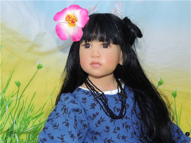 Мечты о лете)) Летняя фотосессия в зимний день и моя кареглазая модель. кукла Элизы Глазгольд (фото 9)