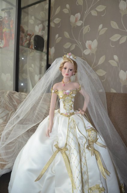 Фарфоровая кукла, невеста The Ashton-Drake Galleries