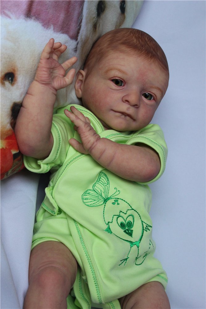 В траве сидел Кузнечик. Кукла реборн Светланы Преображеской (фото 6)