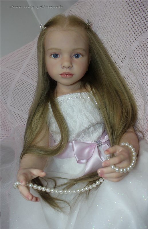 Ангелов много ни бывает. Ангелина. Кукла реборн Анастасии Гангало (фото 7)