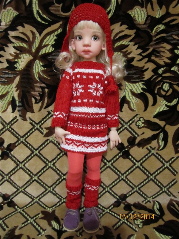 Наш новогодний костюм:) — Куклы Kaye Wiggs (Кайе Виггс): авторские BJD (БЖД) (фото 2)