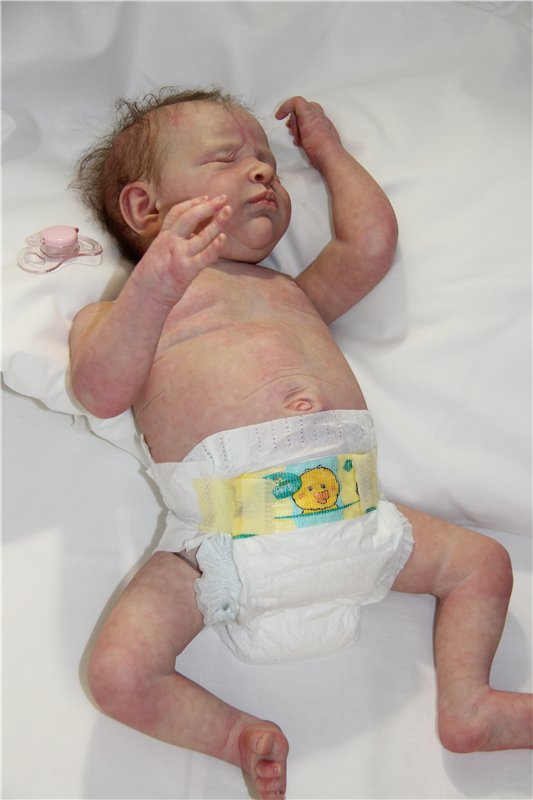 Моя малышка-реборн из молда Reese, от замечательного скульптора Andrea Arcello (фото 6)