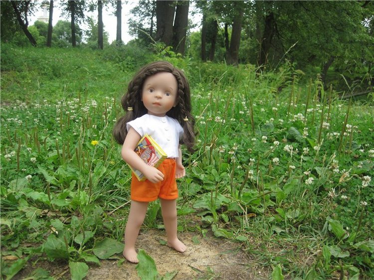 Моя маленькая художница. Кукла Kaethe Kruse Таточка | Бэйбики Моя маленькая художница. Кукла Kaethe Kruse Таточка