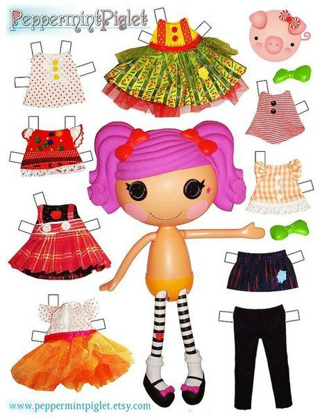 Мои любимые бумажные куклы для вырезания