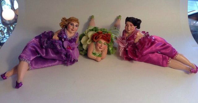 Волшебный мир Katherine collection - нет нет.. вам не кажется это действительно Олень - балерина и Гиппопотам манекенщица