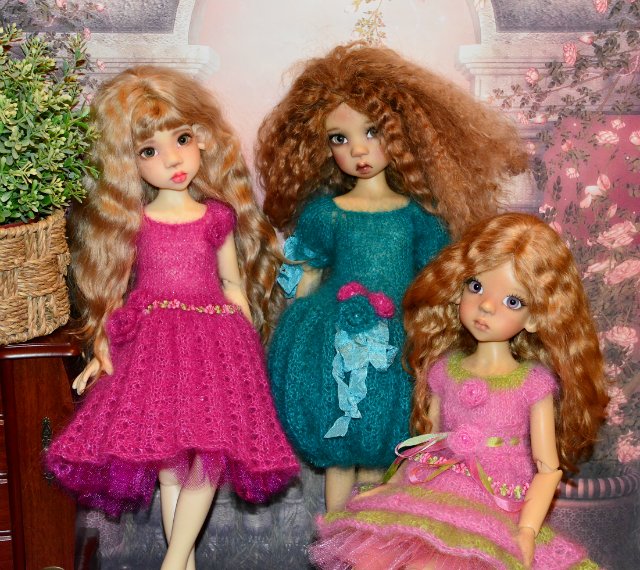 Весеннее настроение. Платья для кукол Kaye Wiggs