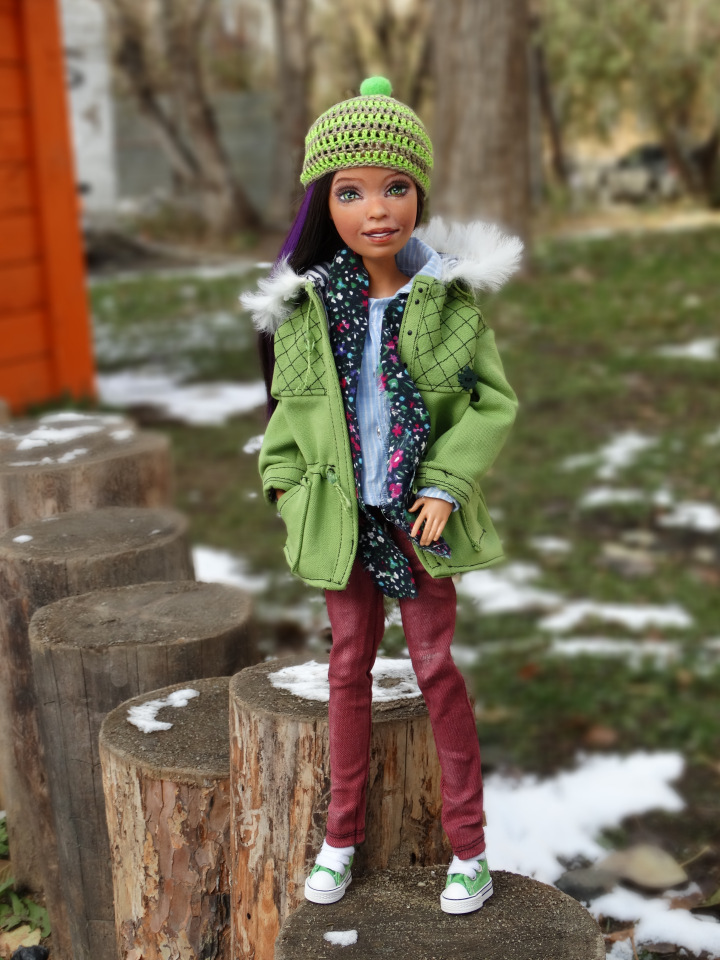 Первый снег | Бэйбики Первый снег — ООАК и кастом Барби (Barbie): репейнт (фото 9)